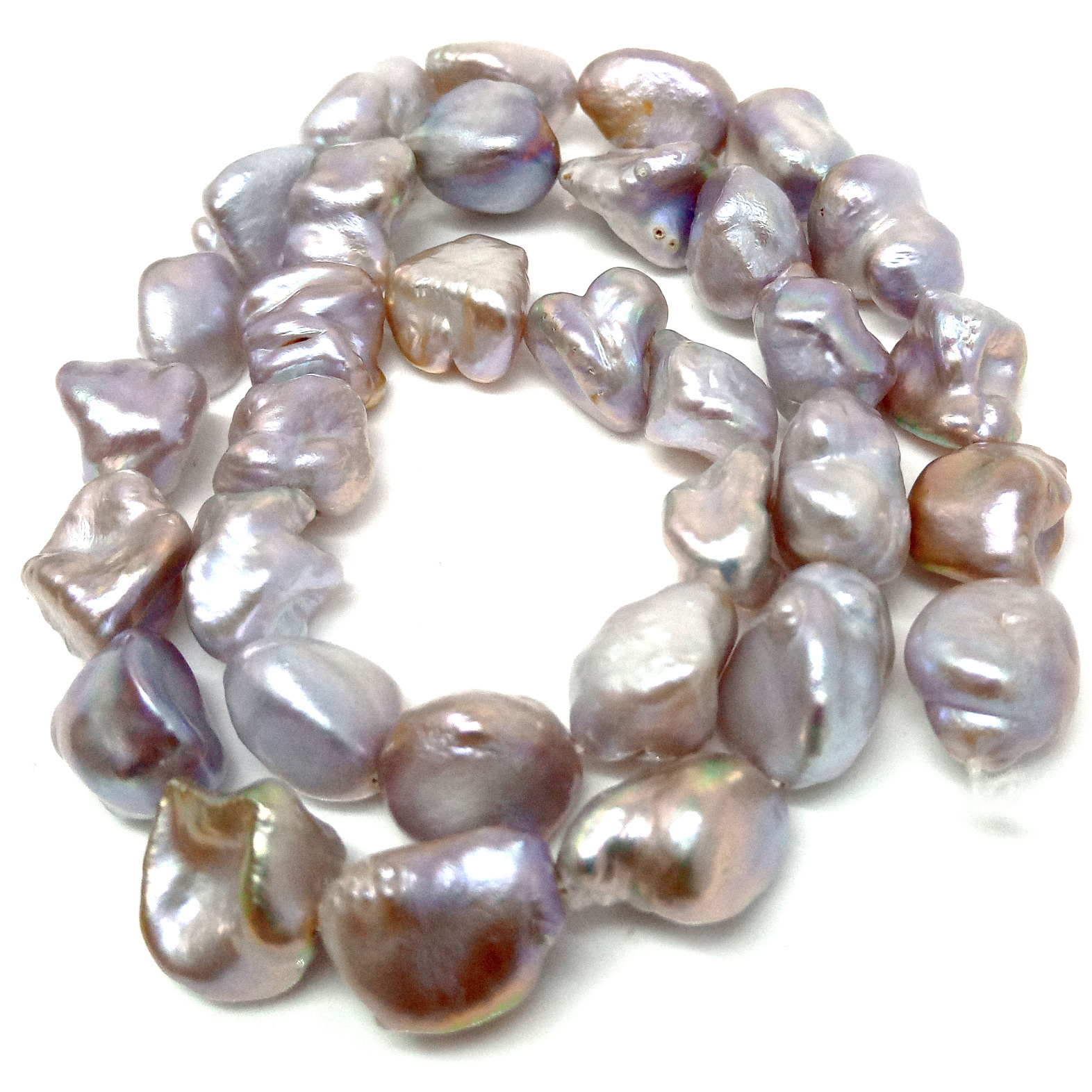 Silver Keishi Pearls
